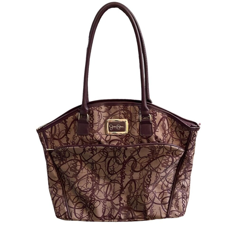 Jessica Simpson Purple Shoulder Tote Bag